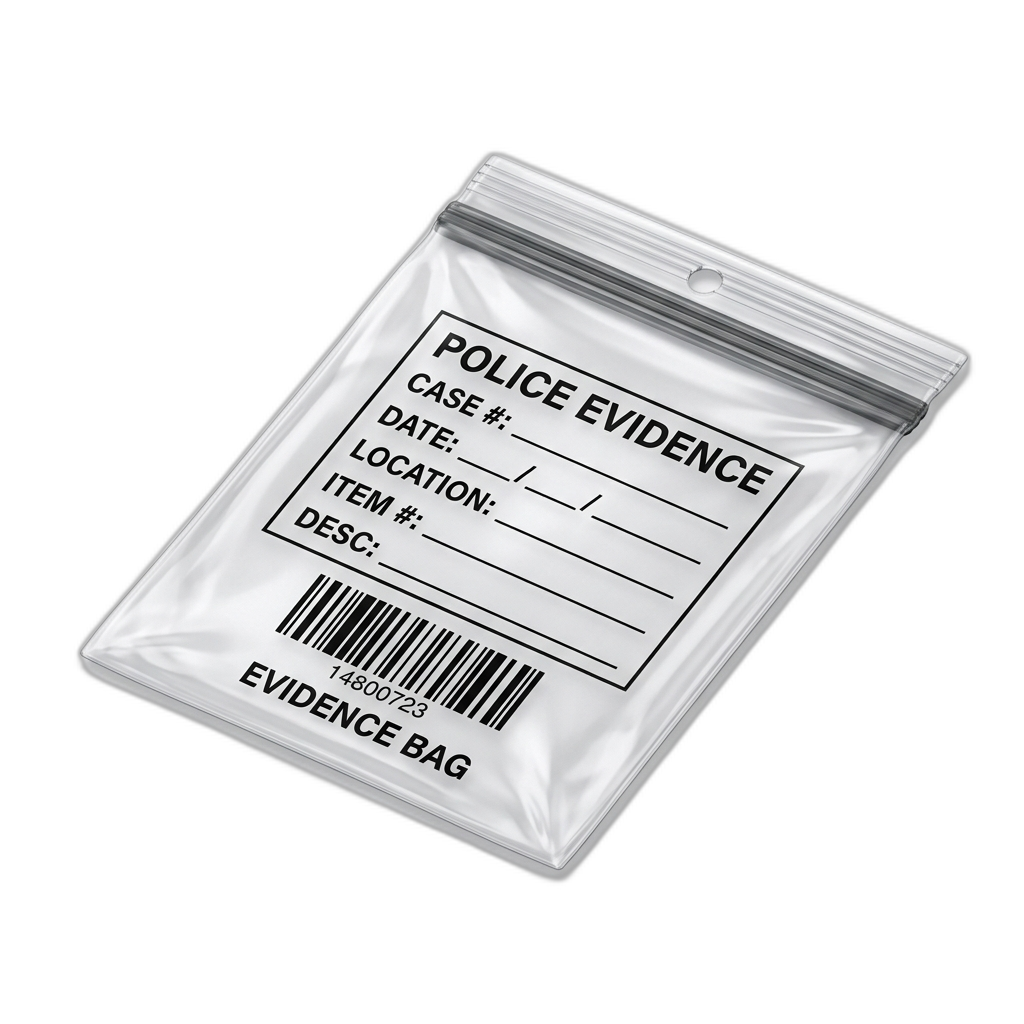 Empty Evidence Bag